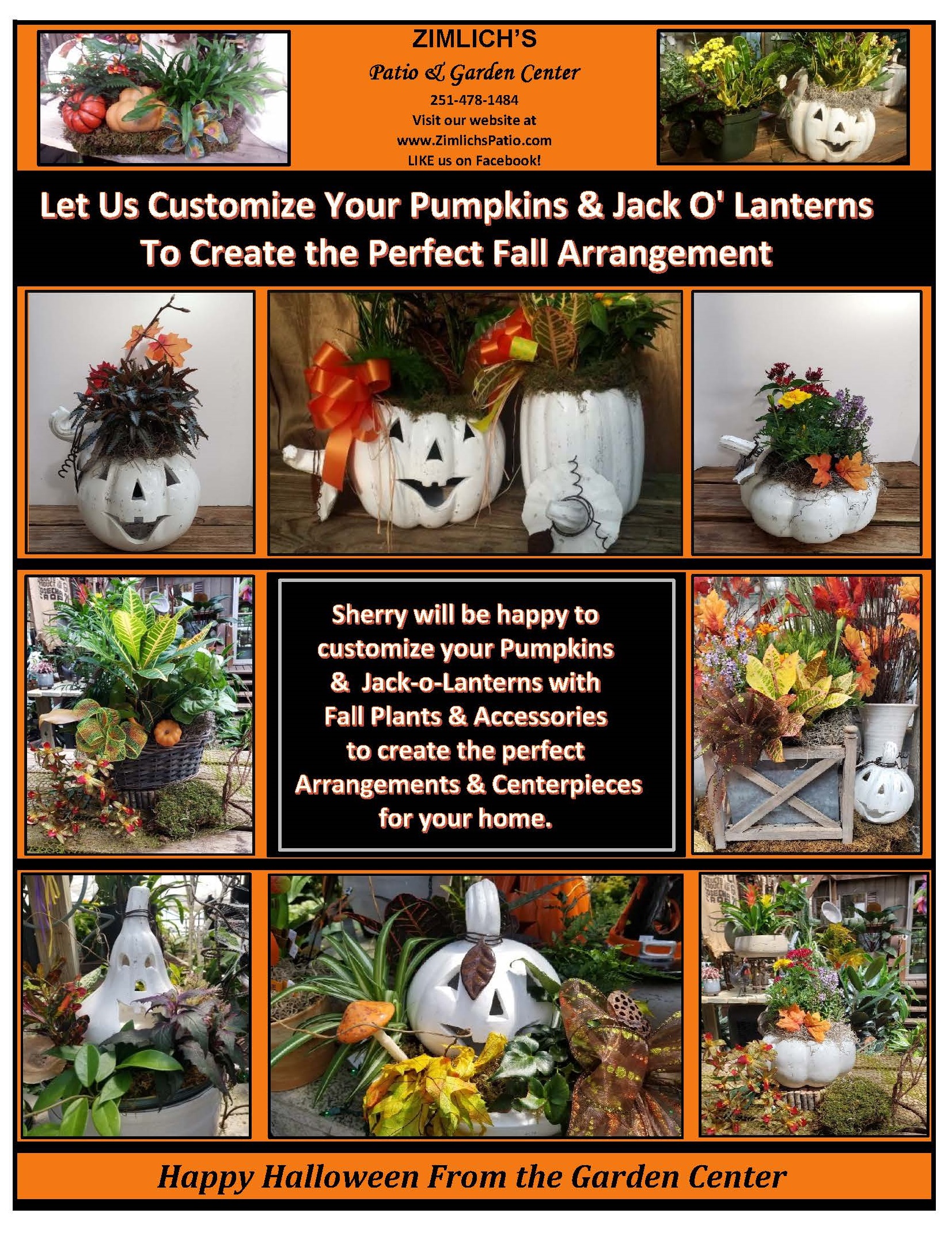 Bring Your Family to Your Garden Center and Shop for Your Jack O